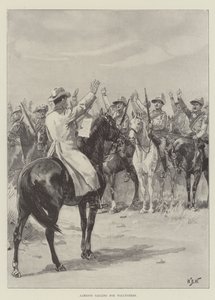 Jameson chamando por voluntários